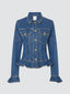 Trucker Jacket in Mid Blue Denim | Jacob Cohën
