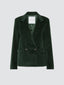Blazer verde in velluto a coste  | Jacob Cohën | Details 1