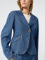 Mid Blue Denim Blazer | Jacob Cohën | Details 4