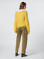Yellow Wool-Mohair Cardigan | Jacob Cohën | Details 3