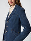 Dark Blue Denim Blazer | Jacob Cohën | Details 4