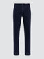 Bobby II Chinos in Navy Blue Cotton Gabardine | Jacob Cohën | Details 1