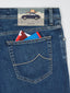 Jeans Bard in denim cashmere blu medio | Jacob Cohën
