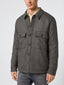 Brown Wool Flannel Overshirt with Faux Shearling | Jacob Cohën | Details 4