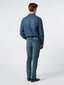 Bard Pants in Teal Blue Corduroy | Jacob Cohën | Details 4