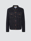 Trucker Jacket in Dark Blue Stretch Denim | Jacob Cohën
