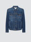 Trucker Jacket in Mid Blue Comfort Denim | Jacob Cohën