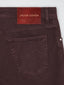 Scott Burgundy Garment-Dye Twill Pants | Jacob Cohën | Details 2