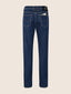 Jean Bard Diamond Edition en denim super stretch bleu foncé, coupe regular slim, 5 poches | Jacob Cohën | Details 4