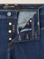 Jean Bard Diamond Edition en denim super stretch bleu foncé, coupe regular slim, 5 poches | Jacob Cohën | Details 5