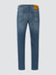 Scott Cropped Light Blue Stretch Jeans | Jacob Cohën | Details 3