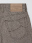 Bard Fast Pants in Brown Wool Flannel | Jacob Cohën