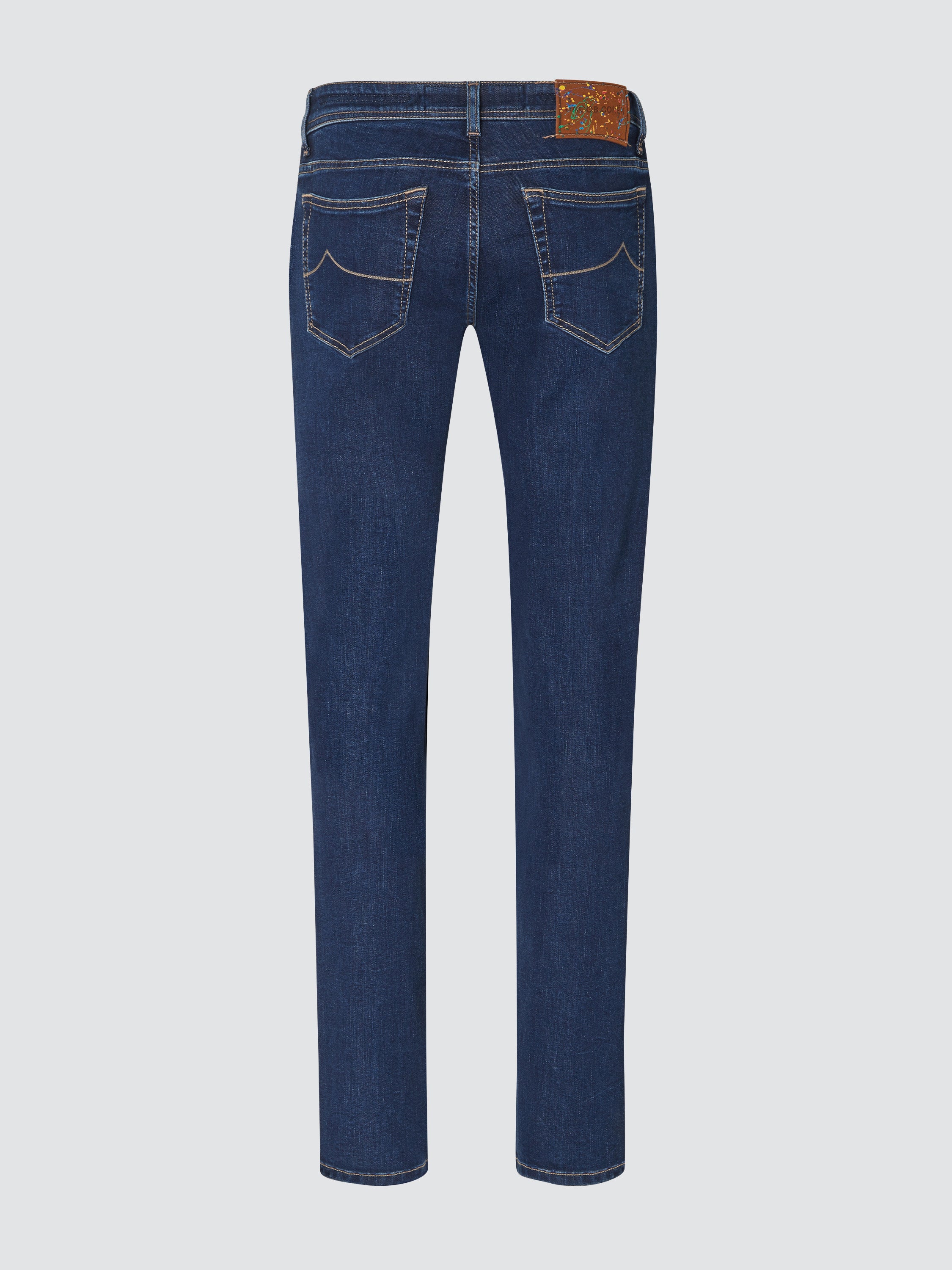 Nick Super Stretch Dark Blue Jeans | Jacob Cohën