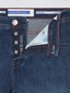 Nick Slim Grand Tour Paris Super-Stretch Dark Blue Jeans | Jacob Cohën | Details 4