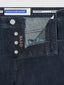Bard Stretch Dark Blue Recycled Cotton Jeans | Jacob Cohën | Detail 4