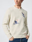 White Wool Sweater | Jacob Cohën | Details 4