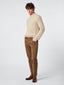 White Alpaca High Neck Sweater | Jacob Cohën