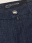 Jean Bard en denim spécial confort luxe bleu foncé, coupe regular-slim, 5 poches, denim brut (lavage par rinçage) | Jacob Cohën | Details 10