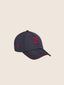 Baseball Hat in Navy Blue Lightweight Nylon with Logo | Jacob Cohën