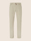 Luis Regular 5 Pocket Pants in Light Beige Nylon Stretch Twill | Jacob Cohën