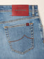 Luis Regular 5 Pocket Jeans in Light Blue Comfort Stretch Denim | Jacob Cohën