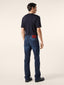 Luis Regular 5 Pocket Jeans in Dark Blue Comfort Stretch Denim | Jacob Cohën | Details 4