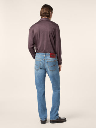 Merino Wool Jersey Polo