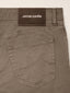 Bard Regular-Slim 5 Pocket Pants in Taupe Cotton and Lyocell Stretch Twill | Jacob Cohën