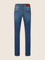Nick Slim 5 Pocket Jeans in Medium Blue Super Stretch Denim | Jacob Cohën | Details 3