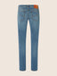 Nick Slim Super Slim 5 Pocket Jeans in Light Blue Super Stretch Soft Denim in Cotton and Lyocell | Jacob Cohën | Details 3