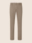 Bobby Slim Chino Pants in Taupe Stretch Twill in Cotton and Lyocell | Jacob Cohën