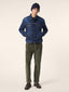 Trucker Jacket in Dark Blue Comfort Stretch Denim with Rinse Wash | Jacob Cohën