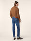 Nick LTD Slim 5 Pocket Jeans in Dark Blue Stretch Selvedge Denim | Jacob Cohën | Details 4