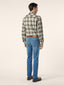Bard Regular-Slim 5 Pocket Jeans in Light Blue Super Stretch Soft Denim in Cotton and Viscose | Jacob Cohën | Details 4