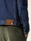 Trucker Jacket in Dark Blue Comfort Stretch Denim with Rinse Wash | Jacob Cohën | Details 4