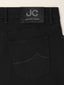 Bard Regular-Slim 5 Pocket Jeans in Super Stretch Stay Black Denim with Rinse Wash | Jacob Cohën
