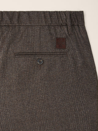 Gray – Pants in Houndstooth Wool