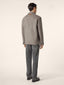 Dark Grey Melange Wool Double Cloth Jacket | Jacob Cohën | Details 3