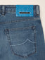 5-Pocket-Jeans Bard Regular Slim aus mittelblauem Comfort Denim mit Rinse Wash | Jacob Cohën