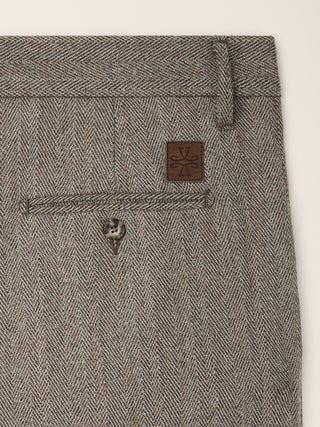 Lucas – Pants in Chevron Wool