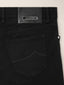 Nick Slim 5 Pocket Jeans in Super Stretch Stay Black Denim with Rinse Wash | Jacob Cohën