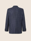 Blue Melange Flannel Single-Breasted Blazer | Jacob Cohën