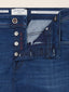 Nick Slim Super Slim 5 Pocket Jeans in Medium Blue Super Stretch Soft Denim | Jacob Cohën | Details 5
