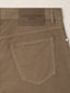 Bard Regular-Slim 5 Pocket Pants in Beige Cotton Stretch Satin | Jacob Cohën