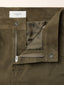 Hailey Relaxed 5 Pocket Pants in Dark Khaki Suede Leather | Jacob Cohën | Details 5
