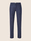 Bard Regular-Slim 5 Pocket Pants in Blue Melange Wool Comfort Flannel | Jacob Cohën