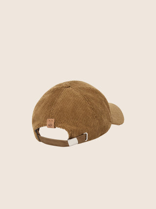Casquette de baseball en velours côtelé