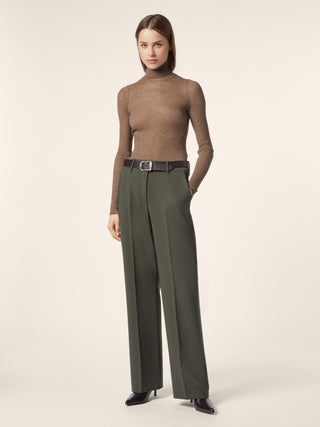 Wool-blend Ribbed Bodysuit