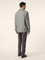 Beige Melange Wool Comfort Flannel Overshirt | Jacob Cohën | Details 3