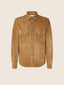 Caramel Suede Western Overshirt | Jacob Cohën